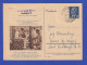 DDR 1954 Sonderpostkarte P56/02 Bauberufe 1954 Gel. Gest. BOXDORF - Autres & Non Classés