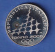 Italien 2005 Silbermünze Olympia Eisschnellauf 10 Euro 22g, Ag925 PP - Altri & Non Classificati