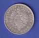 Dt. Kaiserreich Bayern Silbermünze 5 Mark König Ludwig II. 1875 Ss - Autres & Non Classés