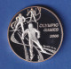 Kasachstan 2005 Silbermünze Olympia Skisport 100 Tenge 31,1g, Ag925 PP - Otros – Asia