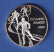 Kasachstan 2005 Silbermünze Olympia Skisport 100 Tenge 31,1g, Ag925 PP - Other - Asia