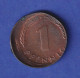 Bundesrepublik 1 Pfennig Dezentriert Verprägung, 1970 D - Altri & Non Classificati