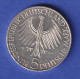 5DM Silber-Gedenkmünze 1964, Johann Gottlieb Fichte Vz - 5 Marchi