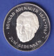 Silbermedaille Konrad Adenauer 1876-1967  26g Ag 999,9 - Zonder Classificatie