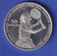 Niue Silbermünze 50 Dollars Olympia Seoul 1988 Steffi Graf 1987 - Other - Oceania