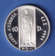 Andorra 1993 Silbermünze Heiliger Georg  10 Diners/ECU 31,47g Ag925 PP - Andorre