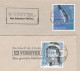 TELECOM Covers 1990 Illus VIDEOTEX PHONE & 1991 TRIDEL TELEPHONE Slogan Switzerland Stamps Cover - Telecom