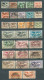 Plebiscite, Upper Silesia, 1920; Lot Of 5 ENHANCED Sets MiNr 13-29 (138 Stamps) - Used - Silesia