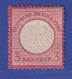 Dt. Reich Kl. Brustschild 3 Kreuzer Mi.-Nr. 9 Ungebraucht *  - Unused Stamps