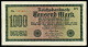 A10  ALLEMAGNE   BILLETS DU MONDE   BANKNOTES  1000 Mark  1922 - 1.000 Mark