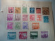 CHILE   28 OLD STAMPS ON PAPERS PAGES WITH POSTMARK 3 SCAN - Cile