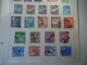 CHILE   28 OLD STAMPS ON PAPERS PAGES WITH POSTMARK 3 SCAN - Cile