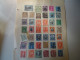 CHILE   41 OLD STAMPS ON PAPERS PAGES WITH POSTMARK  AND MLN  3 SCAN - Cile