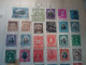 CHILE   41 OLD STAMPS ON PAPERS PAGES WITH POSTMARK  AND MLN  3 SCAN - Cile