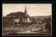 AK Tuttlingen, Flusspartie Mit Brücke, Blick Zur Kirche  - Tuttlingen