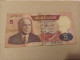 Billete Túnez 5 Dinar, Año 1983, Nº Bajisimo 007283 - Tunisie