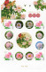 Delcampe - China Personalized Stamp  MS MNH,Heze Peony, Nine Major Color Series, Alien,9 Pcs - Neufs