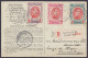 CP "Enclave Belge De Baarle Duc / Agence … Brevets D'inventions" Recommandée Affr. N°132/34 Càd Relais "*BAARLE-HERTOG*  - 1914-1915 Red Cross