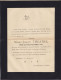 Faire-part De Décès (Mme Théatre) Affr. N°43 Càd NEUFCHATEAU /15 JANV 1892 Pour IZEL Canton De Florenville (au Dos: Càd  - 1869-1888 Lion Couché (Liegender Löwe)