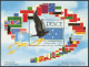 Micronesia 142,142a Sheet, MNH. Operation Desert Storm, 1991. Frigate-bird, Flag - Micronesia