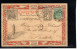 1896 ,  5 C. " MONS ( STATION )sur Carte Postale Rare  " EXPOSITION " En Rouge Et Noire  " MONS 1896 "  #1516 - 1893-1907 Coat Of Arms