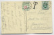 LUXEMBOURG  10C TAXE RUMELANGE 19.9.1930 SUR CARTE BELGIQUE 35C LION BORGOUMONT - Cartas & Documentos