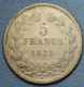 France • 5 Francs • 1835 A (Paris) • Louis Philippe I • Tranche En Relief • [24-345] - 5 Francs