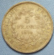 France • 5 Francs • 1874 A   (Paris) • XF48 •  Hercule IIIe République • [24-351] - 5 Francs