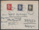 Yugoslavia, 1950, Beograd, Registered Cover To Belgium - Storia Postale