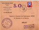 SENEGAL TIMBRE DE SERVICE SEUL SUR LETTRE EN POSTE AERIENNE OBLITERE DAKAR POUR LA FRANCE - Senegal (1960-...)