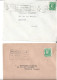 2 Enveloppes Commerciales 1948 / 75008 75013 PARIS Etadl L.R / Timbre Oblitéré PARIS NEUILLY Type CERES 2F - 1945-47 Cérès Van Mazelin