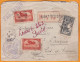 1925 - Enveloppe Par Avion En Franchise Militaire De Rabat Résidence (état Major) Vers Agen - Période Latécoère - Airmail