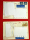 2 X Calgary - Sky Line - Alberta - Kanada - Postcard - Stamps - 1985 - 1982 - Calgary