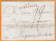 1793 - Marque Postale 43 MONTARGIS En Rouge Sur LAC En Français Vers MUGRON Par TARTAS, Landes - Taxe 12 - 1701-1800: Précurseurs XVIII