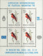 Argentine Poste N** Yv:1123/1127 Oiseaux Bloc De 4 Leg.imp Gomme Sur 1127 - Nuevos