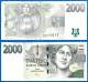 Republique Tcheque 2000 Couronnes 2007 Tchequie Que Prix + Port Korun Czech Republic Ceska - Tsjechië