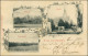Ansichtskarte Raußlitz-Nossen 3 Bild_ Kirche, Rittergut 1908 - Nossen