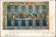 Litho AK Augsburg Fuggerhaus Freske Kaiser Ludwig U. Gefolge Litho-AK 1899 - Augsburg