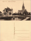 Ansichtskarte Coswig (Sachsen) Wettinplatz - Teich Springbrunnen 1913 - Coswig