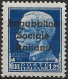 RSITE9N - 1944 RSI / Teramo, Sassone Nr. 9, Francobollo Nuovo Senza Linguella **/ - Emissions Locales/autonomes