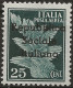 RSITE12N - 1944 RSI / Teramo, Sassone Nr. 12, Francobollo Di Posta Aerea Nuovo Senza Linguella **/ - Emissions Locales/autonomes