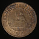  Indochine / Indochina, , 1 Centième / 1 Cent, 1888, , Bronze, TTB (EF),
KM#1, Lec.40 - French Indochina