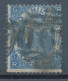 GB 1867 Queen Victoria 2sh Deep Blue Pl.1 (RG) Sound Used With Duplex „162 CARDIFF“ (SG 119 £ 240.-) - Oblitérés