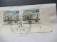 Berlin (West) 1965 Das Neue Berlin MiF Nr.255 Als 4er Streifen Eckrand Mit Formnummer 4 SSt Berlin Durch Eilboten Expres - Cartas & Documentos