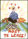 Schach Chess Motivkarte Spieler Schachbrett MOST, TE LÉPSZ! 2000 - Contemporain (à Partir De 1950)