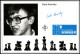 Schach Chess Motivkarte Spieler GATA KAMSKY (mit Druck-Unterschrift) 1992 - Contemporain (à Partir De 1950)