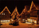 Ansichtskarte Herrenberg Marktplatz Mit Festbeleuchtung 1990 - Herrenberg