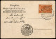 Bad Frankenhausen 25 J.  Denkmal 1921  Gel. Flugpost Stempel Kyffhäuser Flug - Bad Frankenhausen