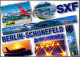 Schönefeld-Berlin Flughafen Mehrbildkarte Airport Multi-View-Postcard 2000 - Schönefeld