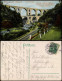 Ansichtskarte Jocketa-Pöhl Elstertalbrücke 1912  Gel. Stempel Plauen - Pöhl